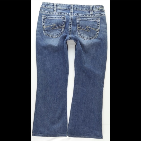 SOLD Silver Jeans Aiko Cropped Jeans Women 32 0548 - Picture 3 of 8